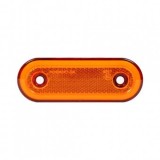 Lampa Gabarit LED Galbena Ovala 12-24V FR0294Z, 116mm, Angel Eyes, Turcia