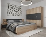 Cumpara ieftin Dormitor Betty Sonoma+Grafit