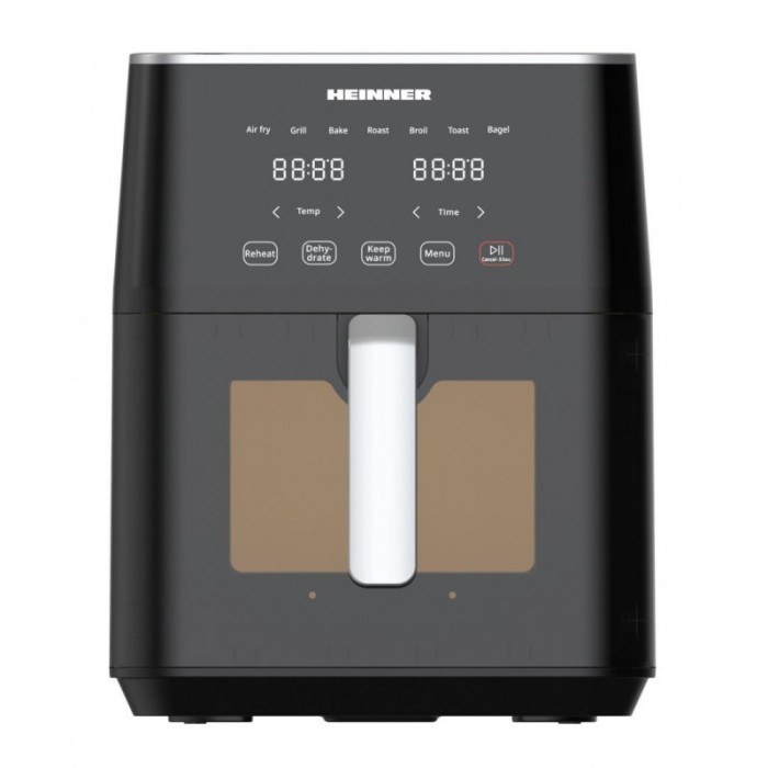 Friteuza cu aer cald Heinner Cyclonefry Cook, 1500-1800 W, 7 l, display digital cu control touch