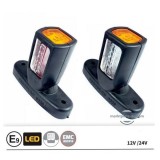 2 x Lampi de marcare laterale pentru camioane LED E9 ADR 12v 24v
