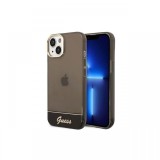 Husa iPhone 14 Plus Guess Camera Outline Translucent Negru