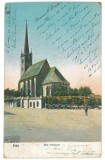 5453 - DEJ, Cluj, Biserica Reformata, Romania - old postcard - used - 1915