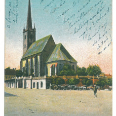 5453 - DEJ, Cluj, Biserica Reformata, Romania - old postcard - used - 1915