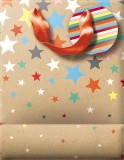 Punga de cadou - Medium - Multi Stars | Great British Card Company