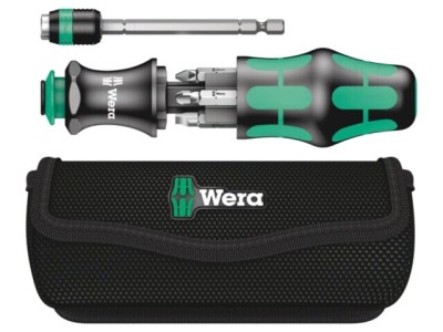 Kit WERA 7 capete şurubelniţă Phillips şi plată, etui inclus &amp;ndash; cod 05051024001 foto