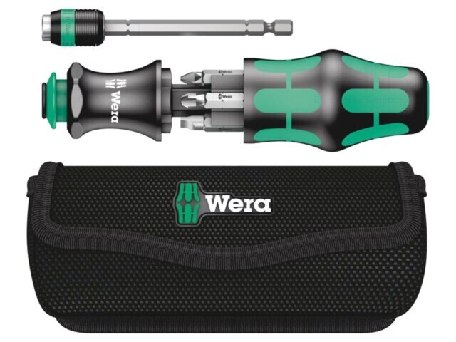 Kit WERA 7 capete şurubelniţă Phillips şi plată, etui inclus &ndash; cod 05051024001