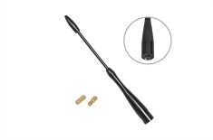 Tija antena auto Automax 16 cm. adaptoare de 5 si 6 mm, culoare negru foto