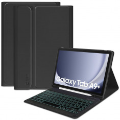 Husa Tech-Protect Sc Pen + Tastatura pentru Samsung Galaxy Tab A9+ Plus 11.0 X210/X215/X216 Negru