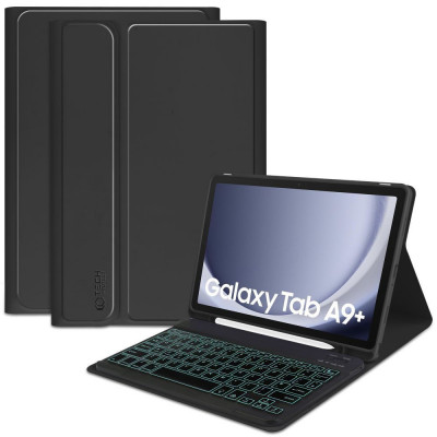 Husa Tech-Protect Sc Pen + Tastatura pentru Samsung Galaxy Tab A9+ Plus 11.0 X210/X215/X216 Negru foto