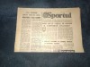 ZIARUL SPORTUL 18 IUNIE 1981