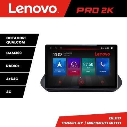 Navigatie Nissan X-trail 2021- Lenovo Qled 13 inch 2K Octa Core 4+64 360 DSP ADAS carplay android auto radio internet kit-x-trail-2021+PRO-2K-13-4+64+