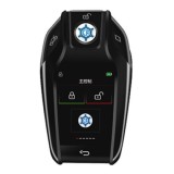 Cheie smart BMW G style cu touchscreen keyless entry argintiu 800 CarStore Technology