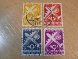Lot 4 Timbre Vechi Curacao 1948 - Posta Aeriana Luchtpost, Avioane, Willemstad -A94