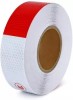 Banda Reflectorizanta Autoadeziva Fagure 5cm x 25m, ALB-ROSU, OE - Siguranta si Vizibilitate Maxima