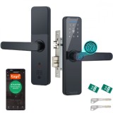 Incuietoare Inteligenta wireless, Yala cu Aplicatie Tuya, VisionHub&reg;, Control de la Distanta, WiFi, 5 moduri de Acces, Cod PIN, Amprenta, 2 Chei, 2 Ca