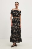 Answear Lab compleu femei, culoarea negru