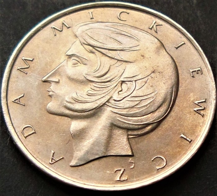 Moneda 10 ZLOTI - POLONIA, anul 1975 *cod 1928 - Adam Mickiewicz