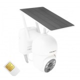 Camera supraveghere cu slot cartela sim 4G rotativa cu panou solar 3.5W, PTZ, 4G 1080P HD