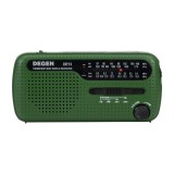 Radio de urgenta PNI Degen DE13, FM-AM-SW, cu alimentare solara, acumulator sau baterii AAA, functii SOS, lanterna, lumina semna
