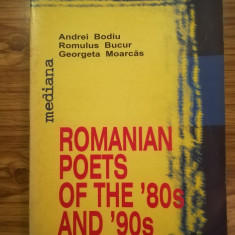 Romanian poets of The 80s and 90s - A. Bodiu, Romulus Bucur, Georgeta Moarcas C9