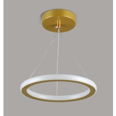 Lustra LED 27W, D22cm, Gold, lumina rece/calda/neutra