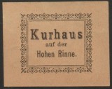 1895 Romania - Timbru nedantelat Hohe Rinne, Emisiunea II tip B, Posta Paltinis