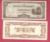 JAPONIA 10 PESOS / 1943 - ocupatie in FILIPINE.