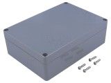 Carcasă universală ABS gri &icirc;nchis, IP65, 121x171x55 mm
