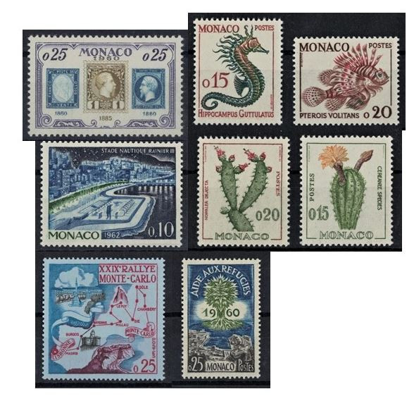 MONACO 1960 - serii complete MNH ( 7 foto)