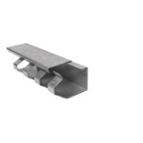 Sina / Profil - 300 cm pentru Lamele PVC- pentru perdele industriale