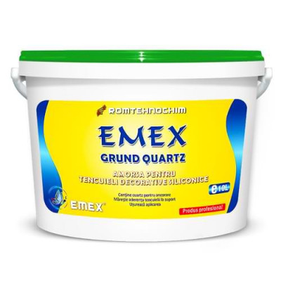 Grund Siliconic de Amorsare cu Cuartz Tencuieli &amp;ldquo;Emex&amp;rdquo; - Bid. 16 Kg foto