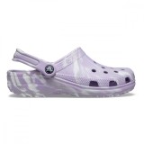 Saboți Crocs Classic Marbled Clog Mov - Lavender/Multi