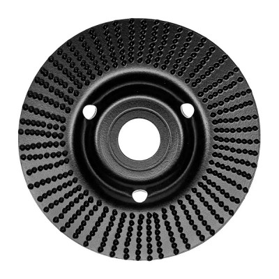 Disc circular slefuit, modelat, raspel, pentru lemn, plastic, cauciuc, beton celular, gradatie III, 125x22.2 mm, Dedra foto