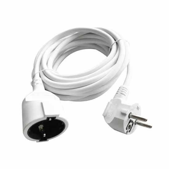 Cablu extensie 10M (3G1.5MM2) 16A, alb, V-TAC, SKU-8780