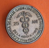 Academia de inalte studii comerciale si industriale (1944-1969), insigna rara