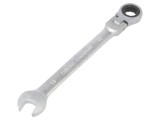 Cheie Combinată cu Piedică și Articulație 14mm Satinată