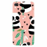 Husa silicon pentru Apple Iphone 4 / 4S, Baby Panda 001