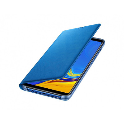 Husa Samsung Galaxy A9 (2018), Flip Wallet, Albastra EF-WA920PLEGWW foto