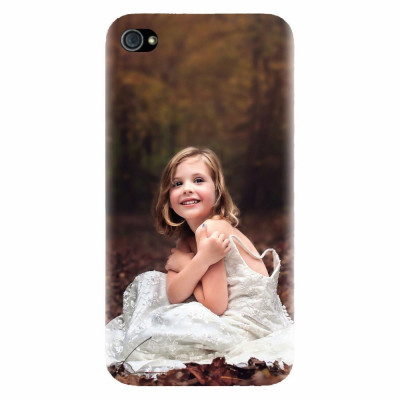 Husa silicon pentru Apple Iphone 4 / 4S, Girl In Wedding Dress Atest Autumn foto