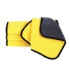 Laveta din Microfibra pura si super absorbanta EMESZON&reg;, 60x40 cm, 800 GSM, pentru curatare masina, geamuri, monitor, gri-galben