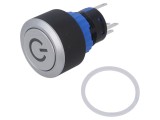 Comutator ONPOW LAS1-AWY-11T/G/12V/P 2 Poziții SPDT 0,5A IP65 apăsare