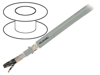 Cablu de Control Gri 2x1mm2 Cu foto