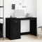 vidaXL Birou cu sertar Stejar negru 50 x 115 x 75 cm Lemn compozit 862824