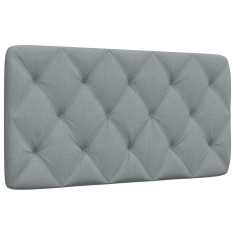 vidaXL Pernă tăblie de pat, gri deschis, 100 cm, material textil 4019205