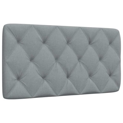 vidaXL Pernă tăblie de pat, gri deschis, 100 cm, material textil foto