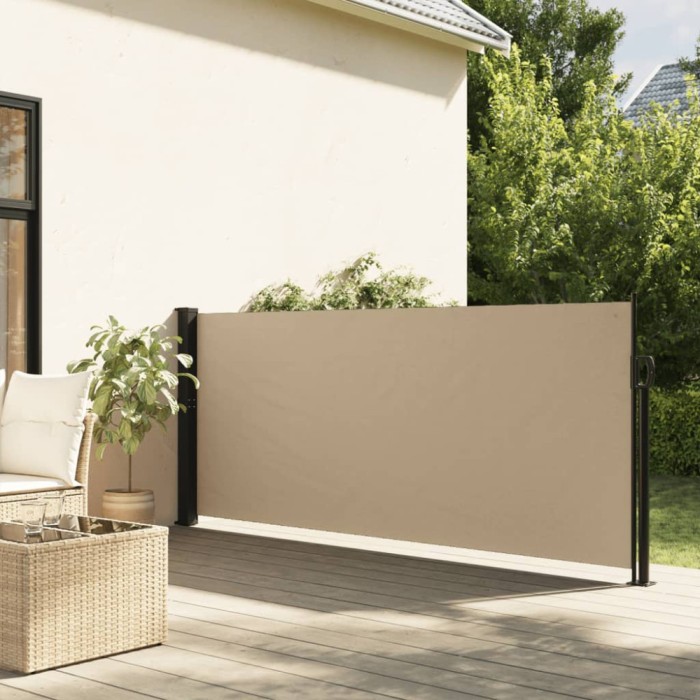 vidaXL Copertina laterală retractabilă, bej, 140x300 cm 4004300