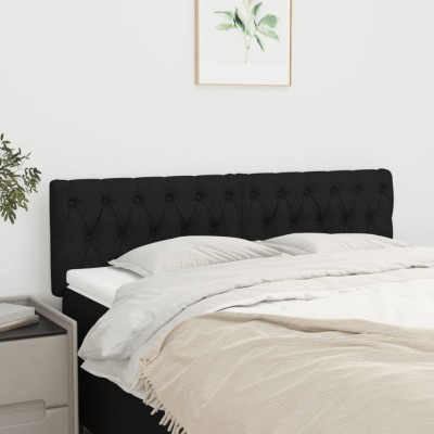 Gossi tablii de pat, 2 buc, negru, 72x7x78/88 cm, textil foto