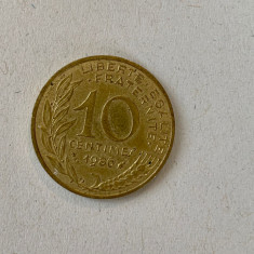 Moneda 10 CENTIMES - 10 CENTIMI - 1986 - Franta - KM 929 (106)