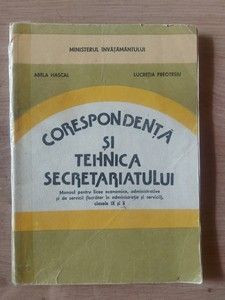 Corespondenta si tehnica secretariatului foto