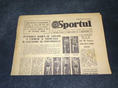 ZIARUL SPORTUL 18 MAI 1982 foto